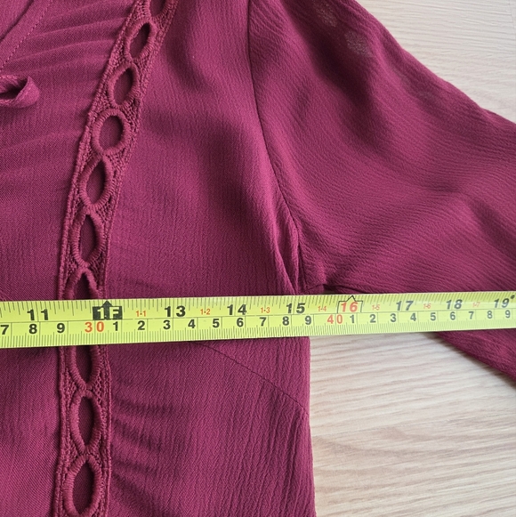 FOREVER21 Red Ruffle Top - Picture 6 of 7